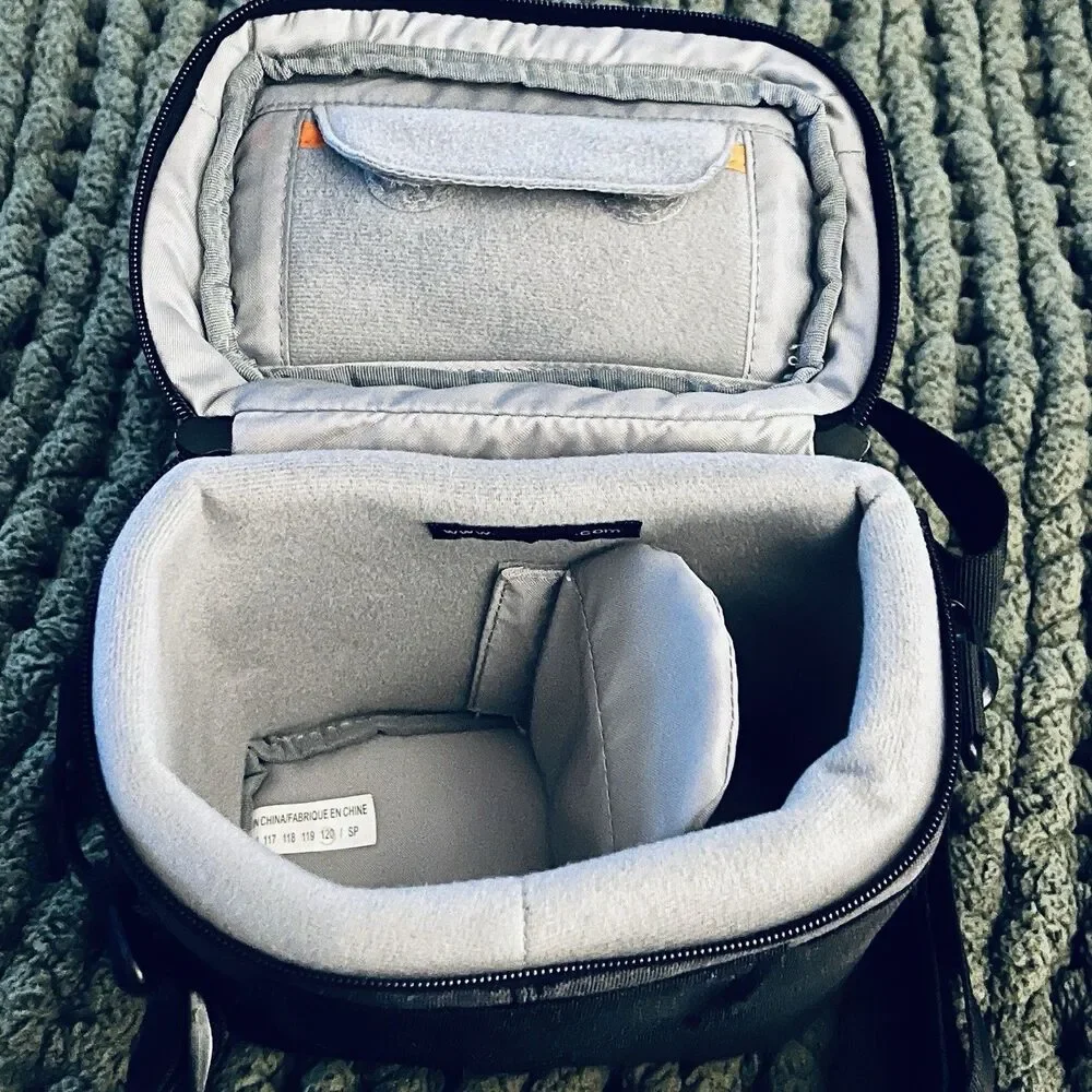 Lowepro Black And Grey Camera Bag With Adjustable Strap (Cirrus) 110